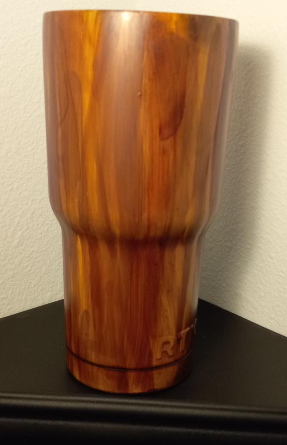 30oz wood grain stainless steel drinking Tumblr