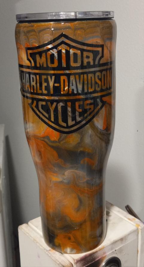 40oz Harley-Davidson motorcycle Tumbler