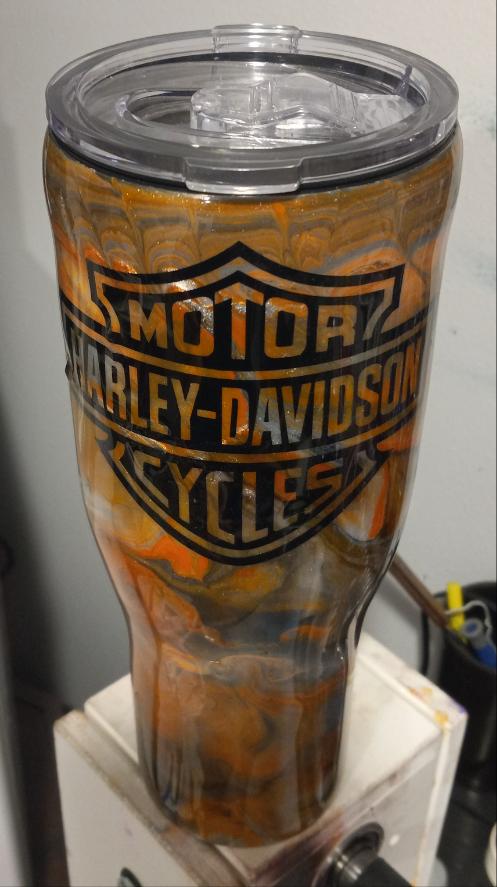 40oz Harley-Davidson motorcycle Tumbler