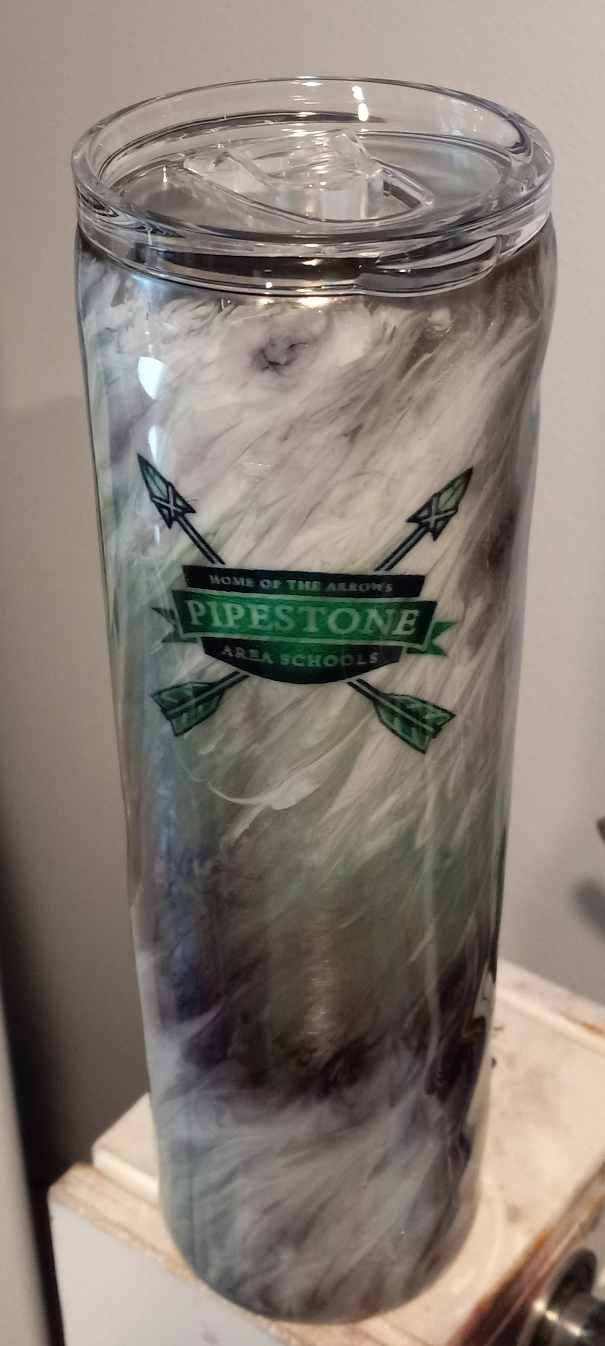 30 Oz Pipestone Arrow stainless steel tumbler