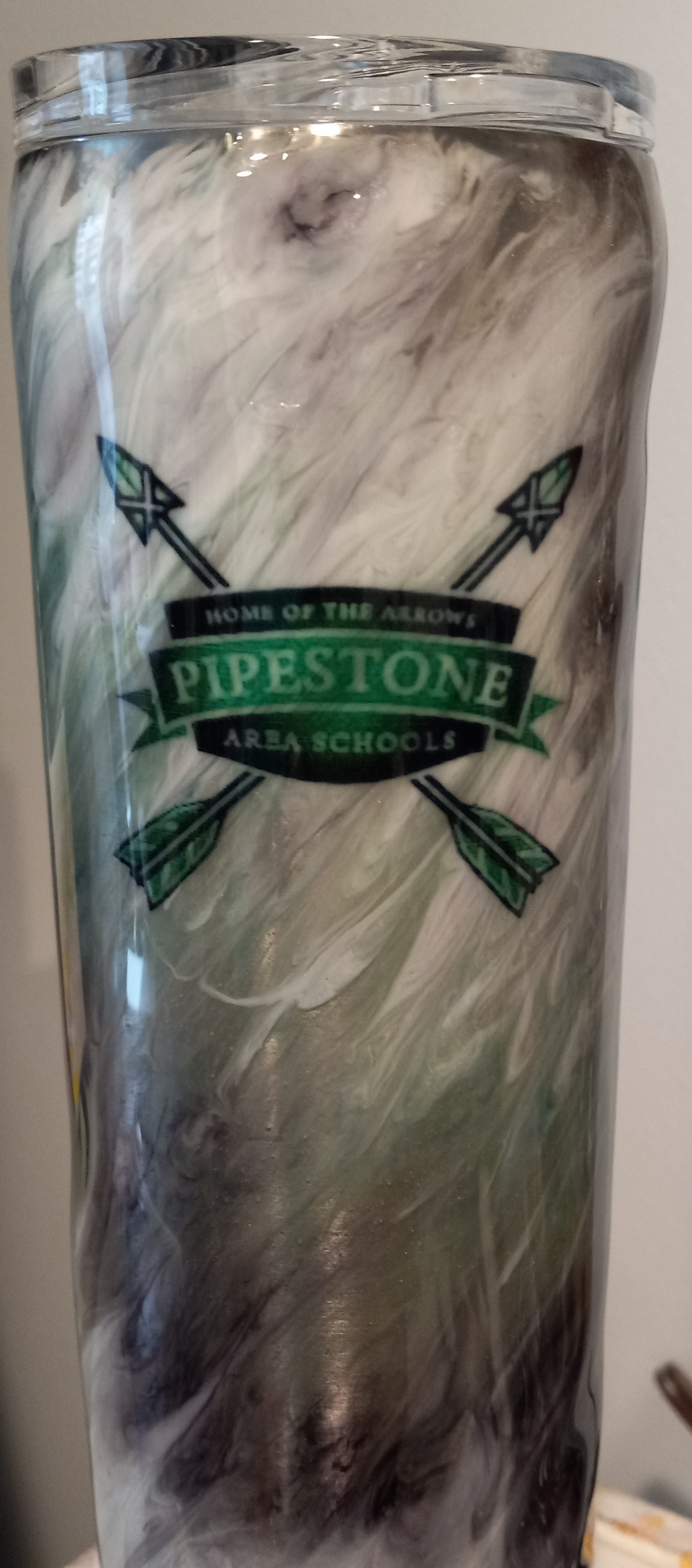 30 Oz Pipestone Arrow stainless steel tumbler