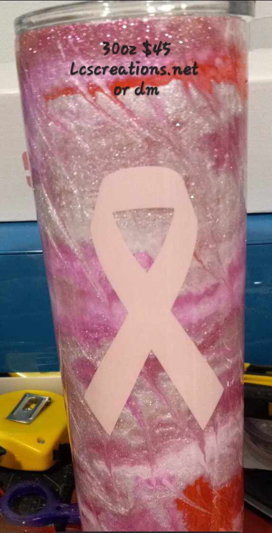 30 oz Breast Cancer Awareness Tumbler